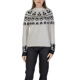 Street One Cream Cotton Sweater -   -  Street One.